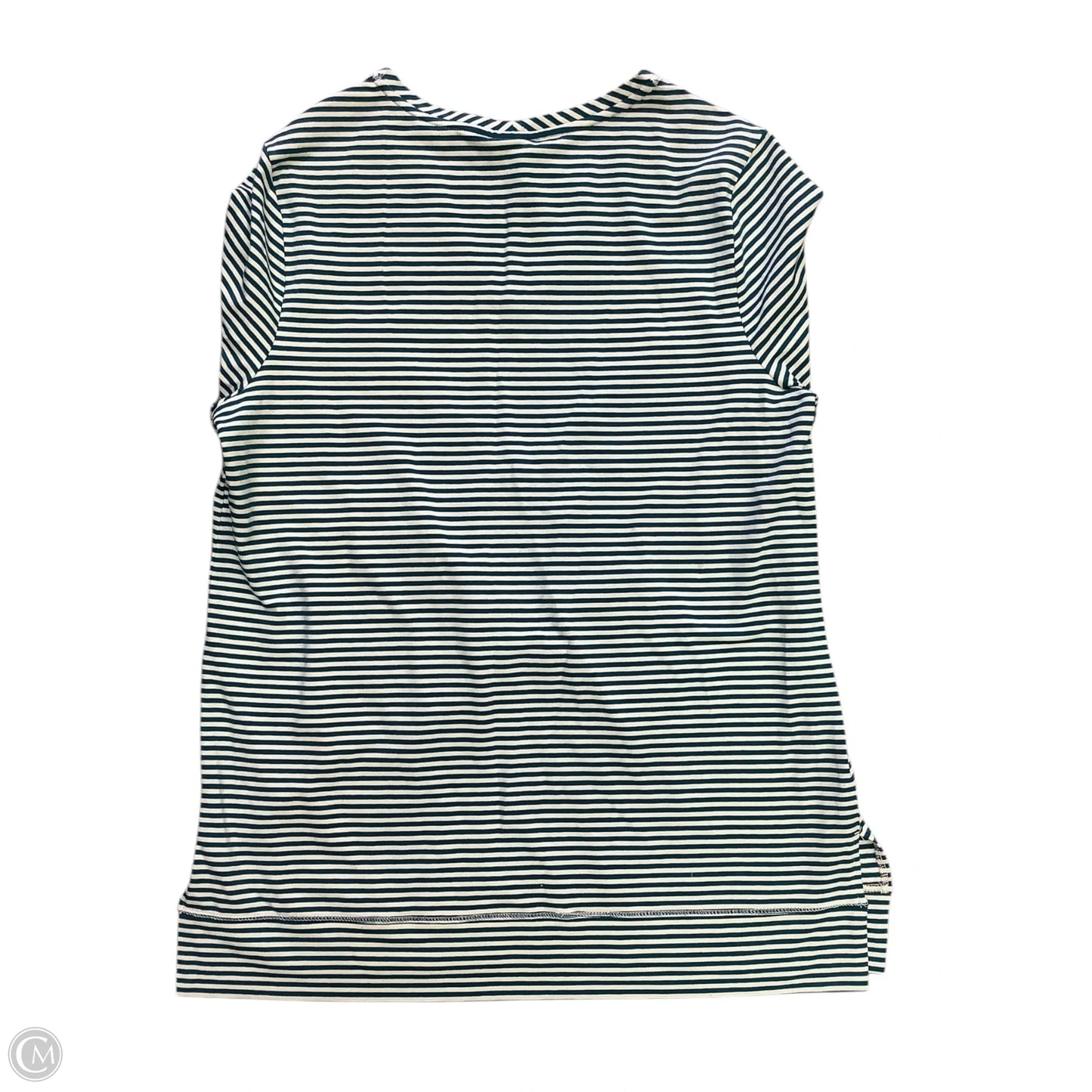 Top Long Sleeve By Chicos In Striped Pattern, Size: M