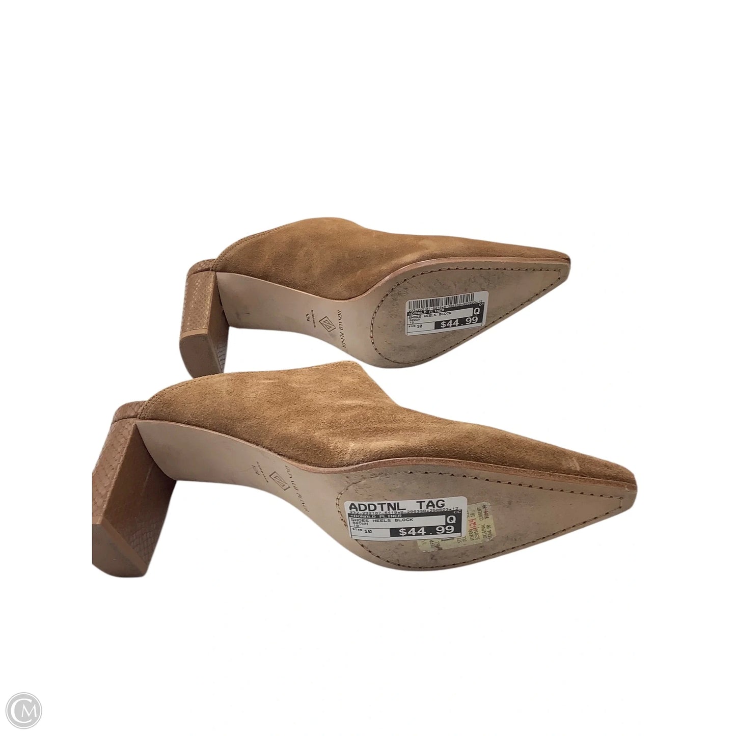 Shoes Heels Block By Donald Pliner In Brown, Size: 10