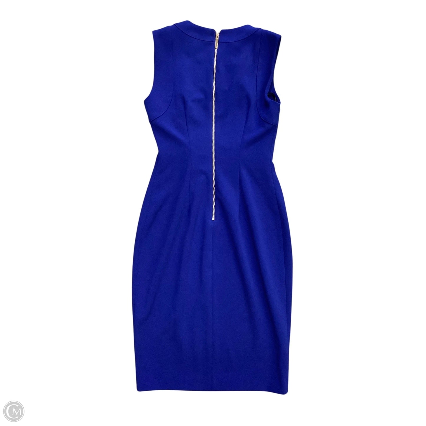 Dress Casual Short By Calvin Klein In Blue, Size: 2