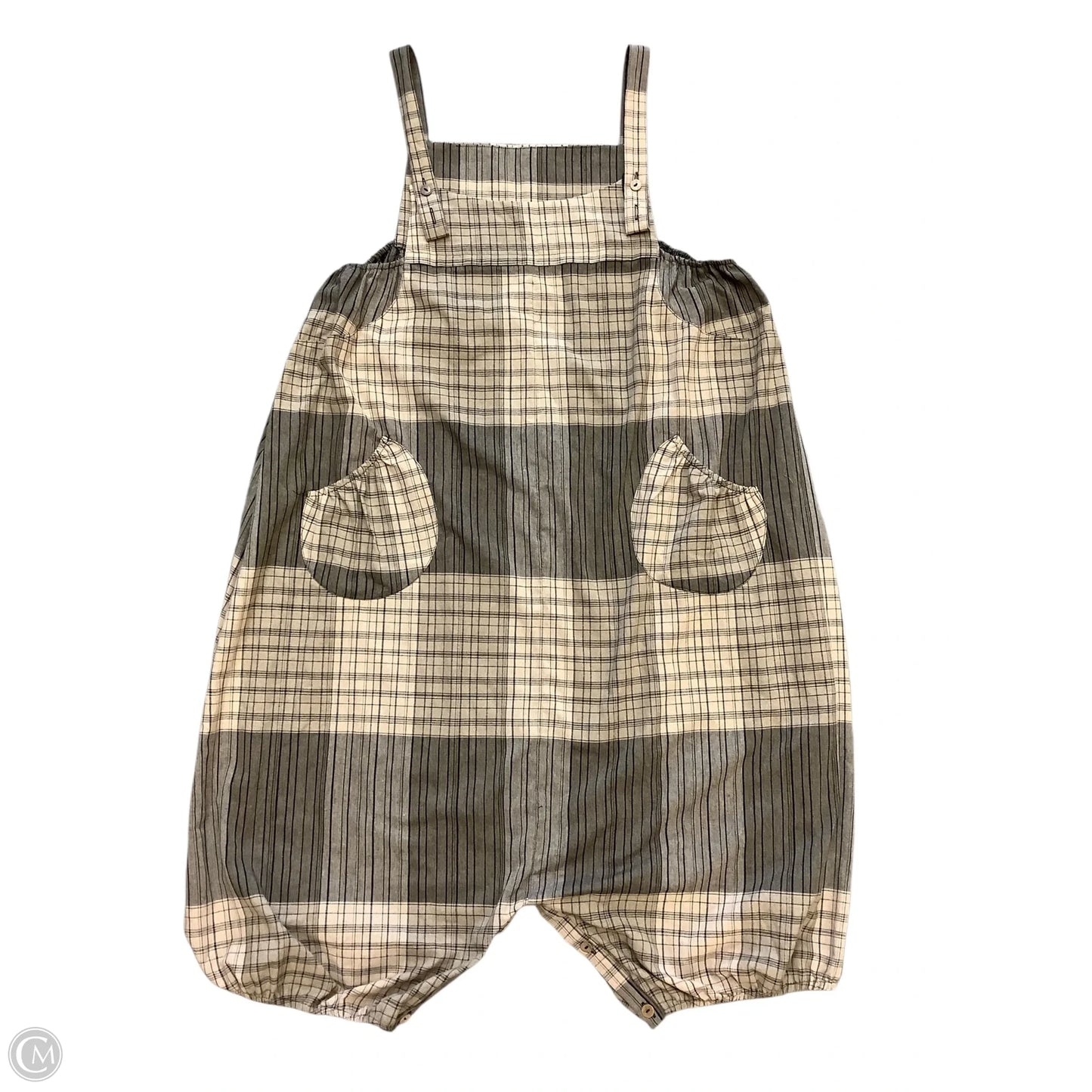 Jumpsuit By Clothes Mentor In Plaid Pattern, Size: 2x