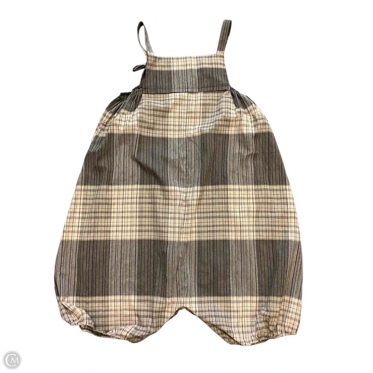 Jumpsuit By Clothes Mentor In Plaid Pattern, Size: 2x