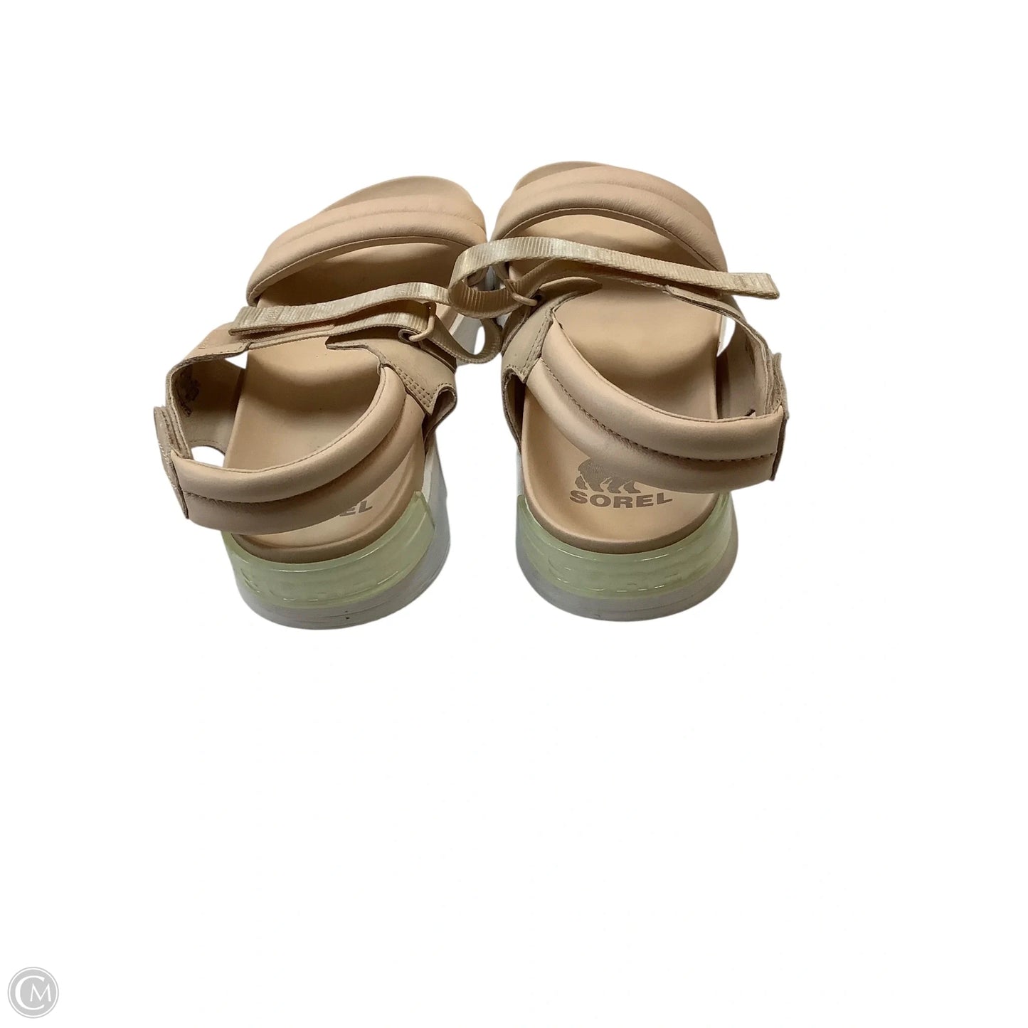 Sandals Flats By Sorel In Tan, Size: 11