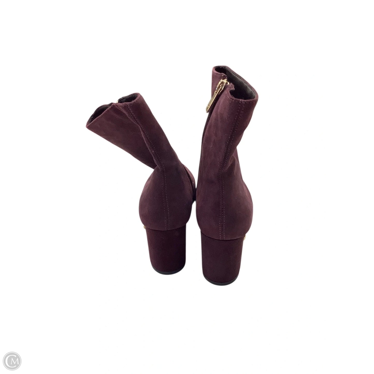 Boots Ankle Heels By Ted Baker In Maroon, Size: 9