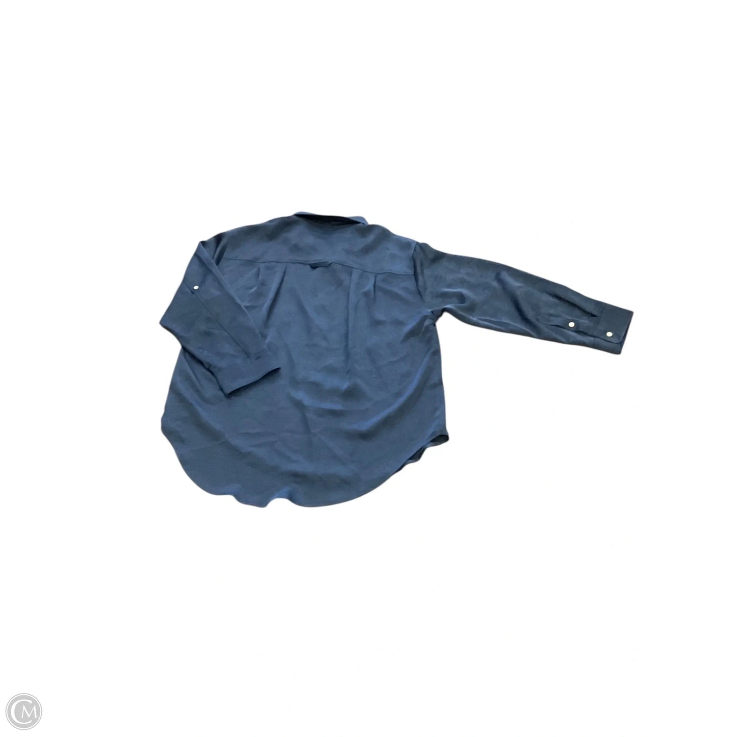 Blouse Long Sleeve By Dear John In Navy, Size: L
