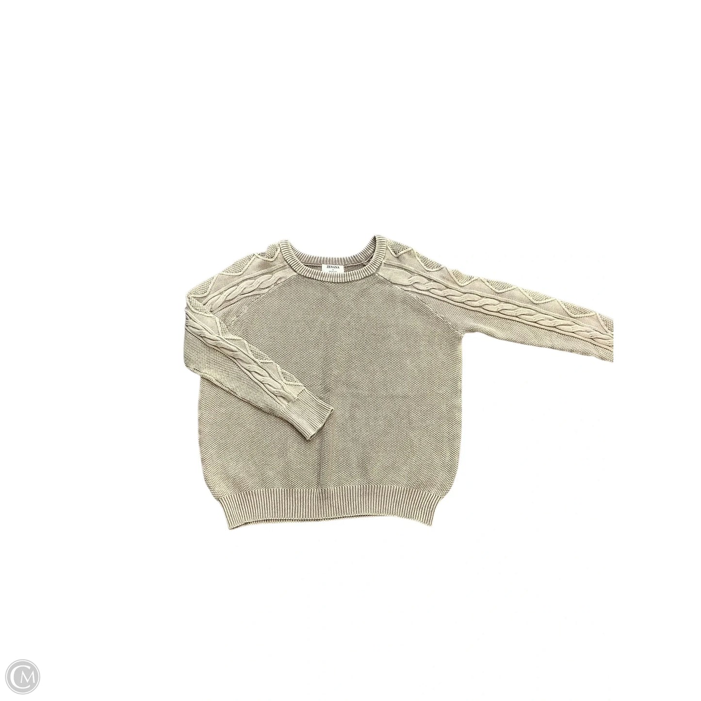 Sweater By Zenana In Tan, Size: S