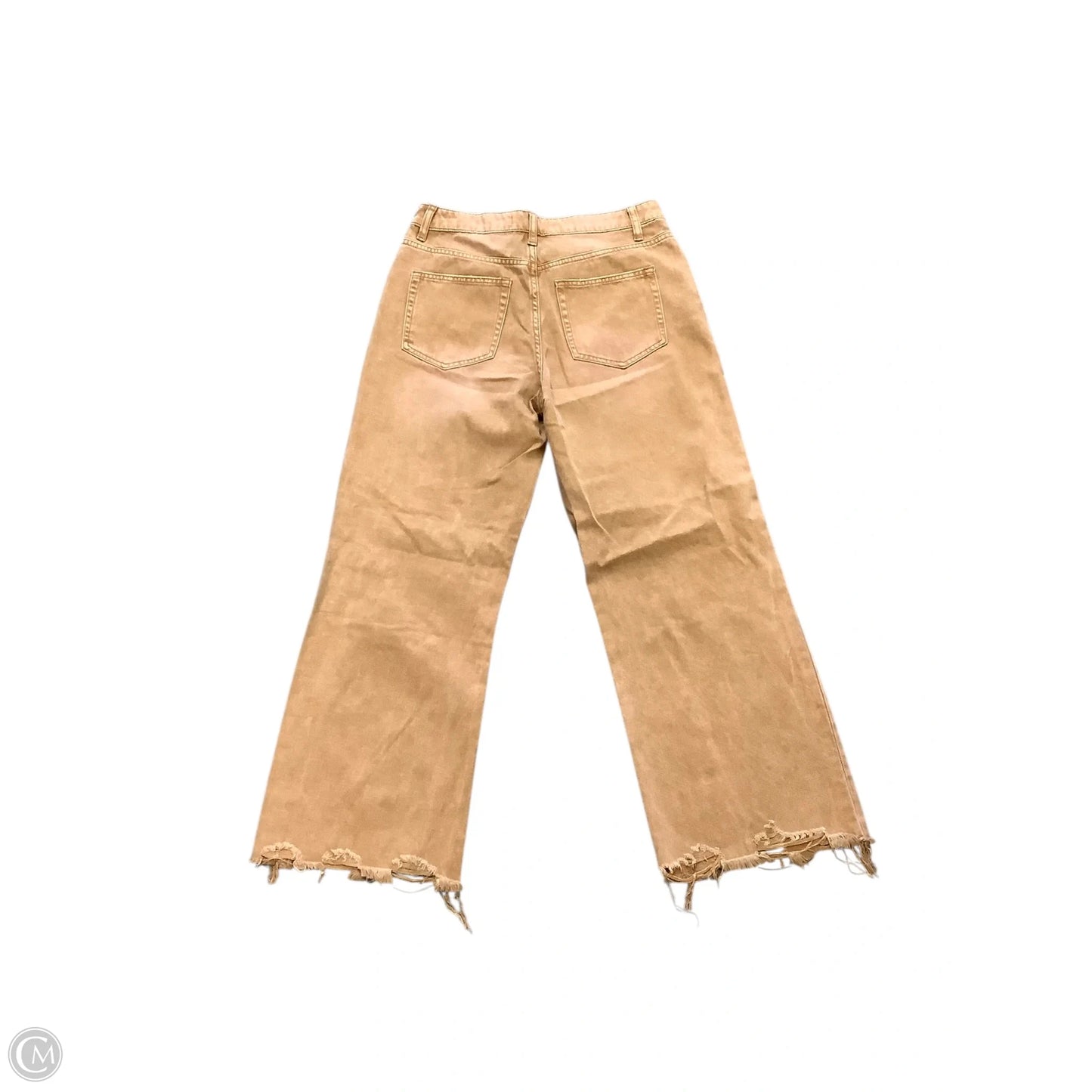 Jeans Wide Leg By Vervet In Gold, Size: 6