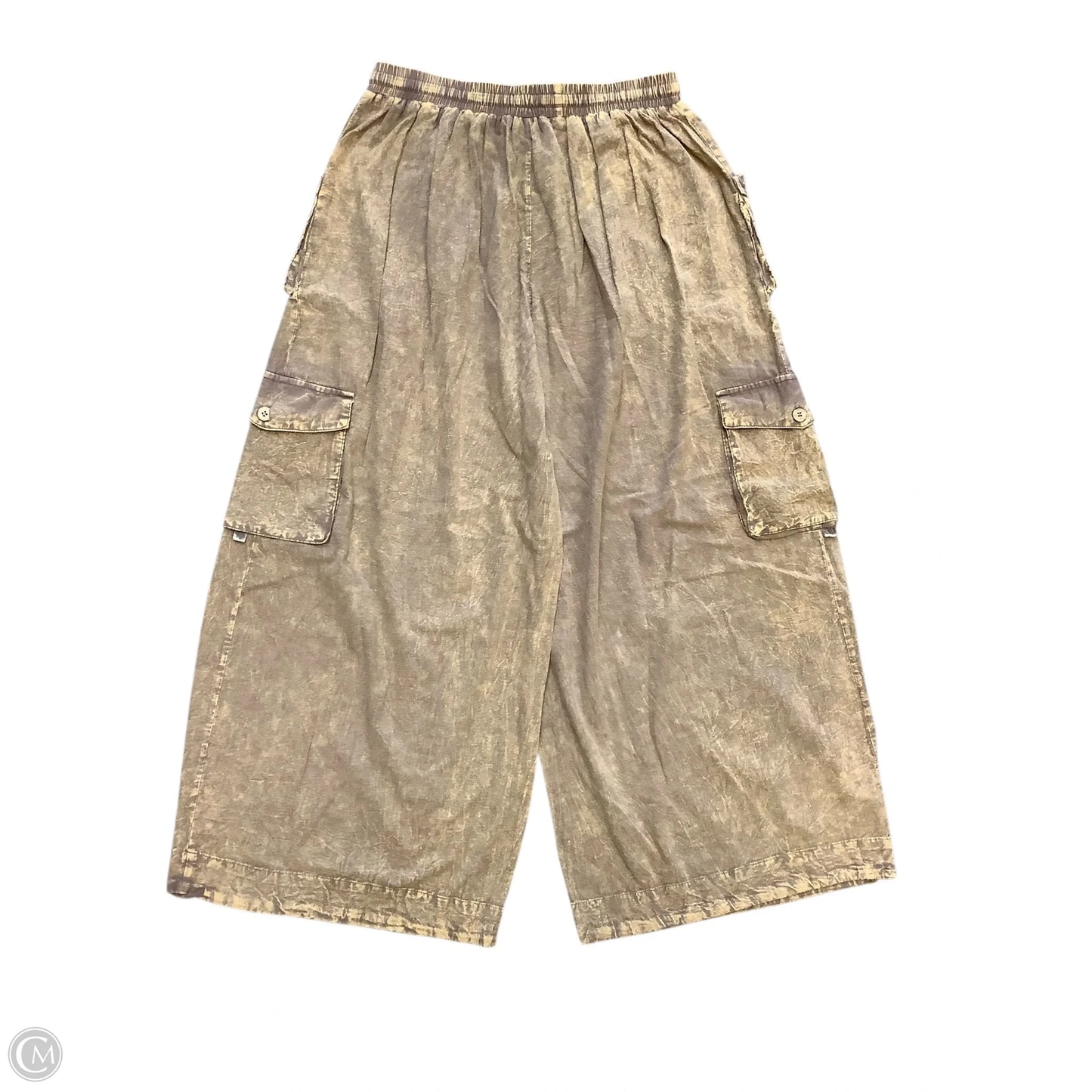 Pants Wide Leg By Oli & Hali In Gold, Size: S