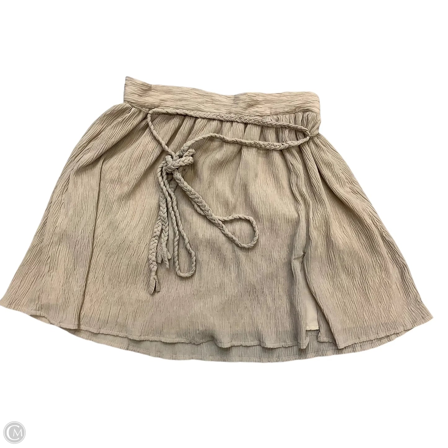 Skirt Mini & Short By Clothes Mentor In Tan, Size: S