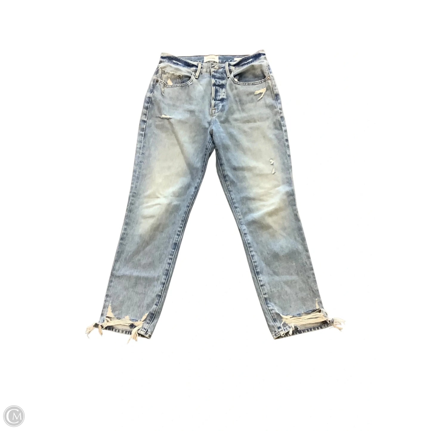 Jeans Boyfriend By Frame In Blue Denim, Size: 6 (28)