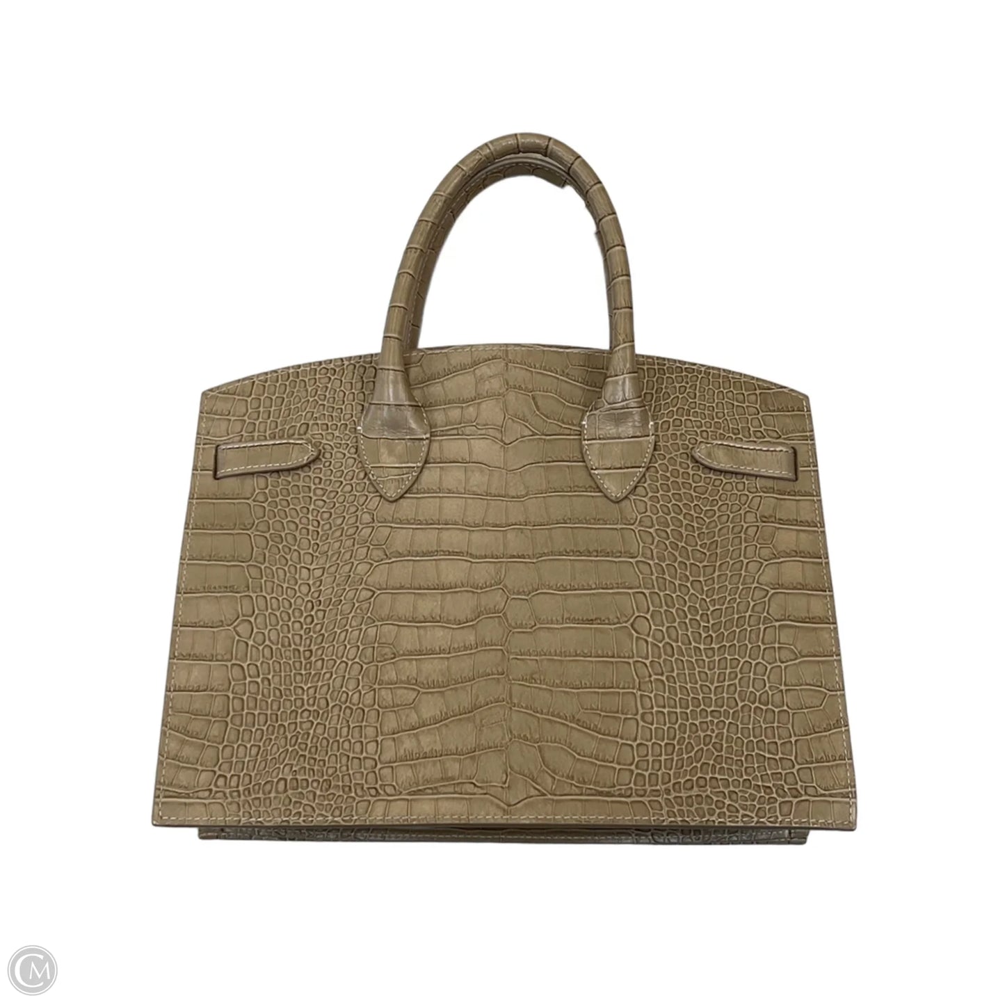 Handbag Leather By Cma, Size: Medium