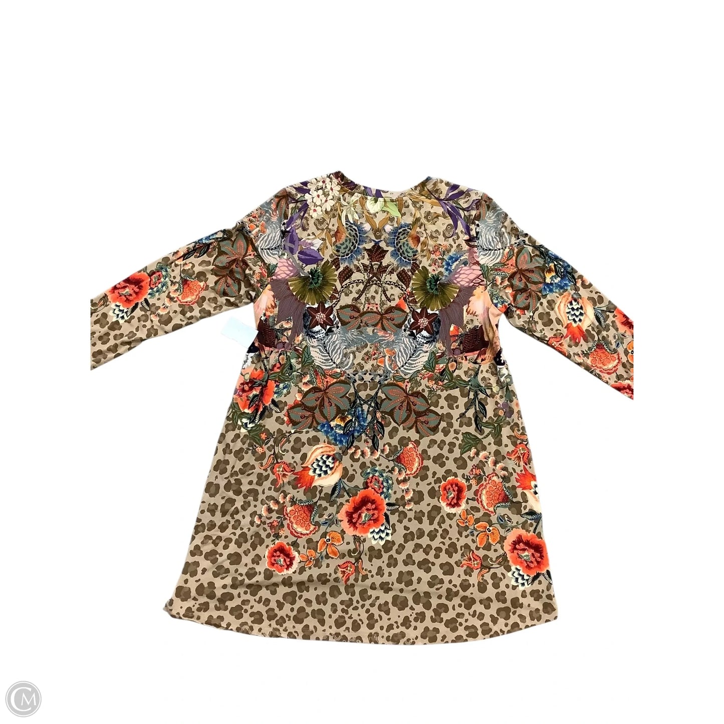 Tunic Long Sleeve By Johnny Was In Brown, Size: M
