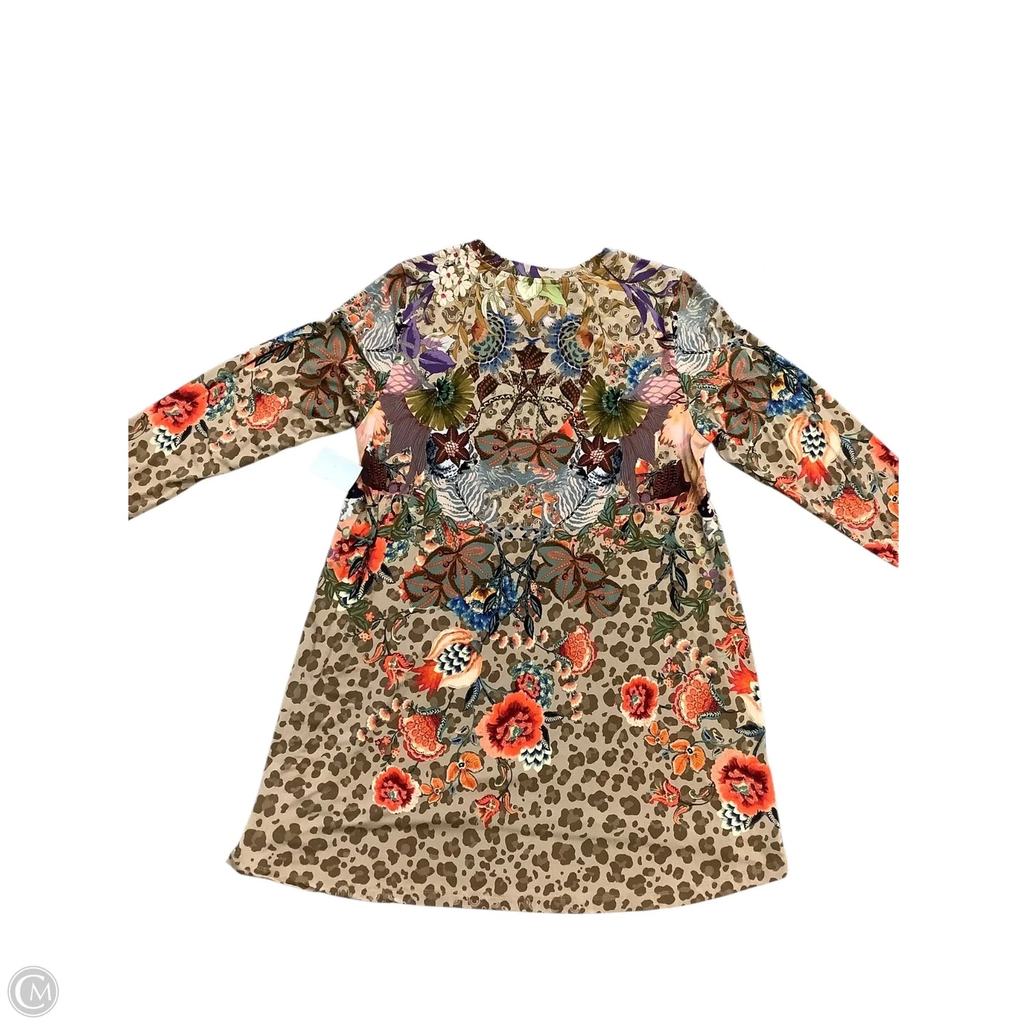 Tunic Long Sleeve By Johnny Was In Brown, Size: M