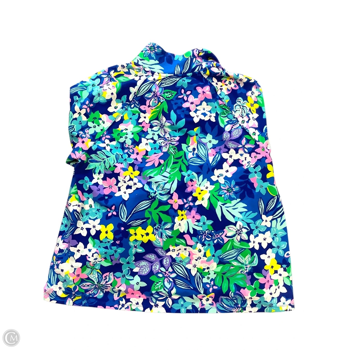 Top Long Sleeve Designer By Lilly Pulitzer In Blue, Size: L