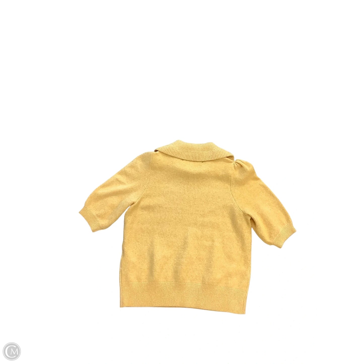 Sweater Short Sleeve By Vero Moda In Yellow, Size: S