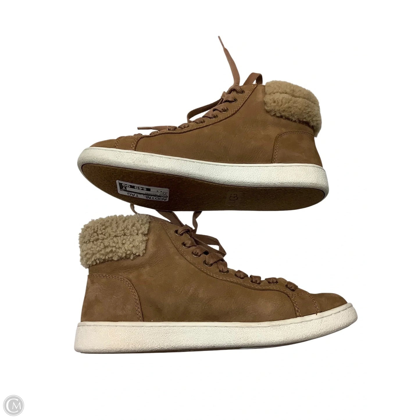 Boots Designer By Ugg In Brown, Size: 9.5