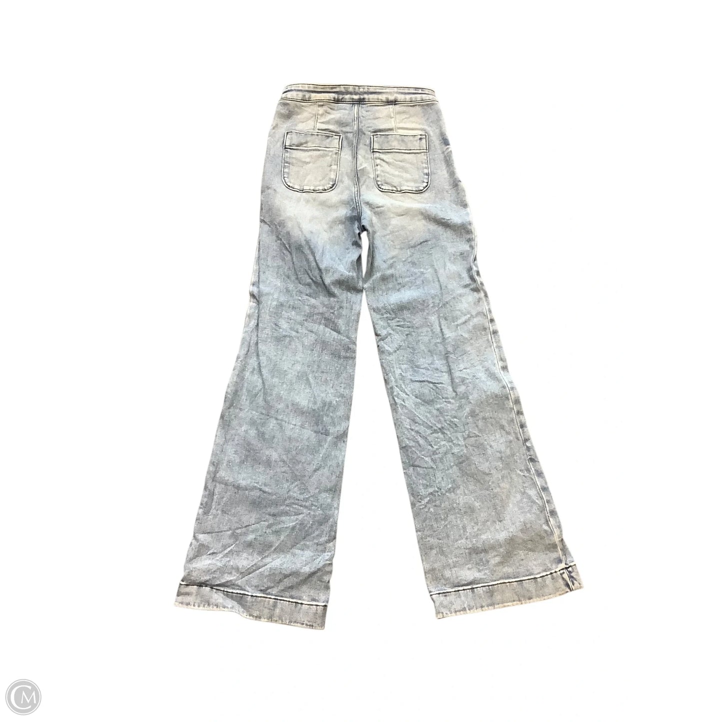 Jeans Wide Leg By Lc Lauren Conrad In Blue Denim, Size: 4