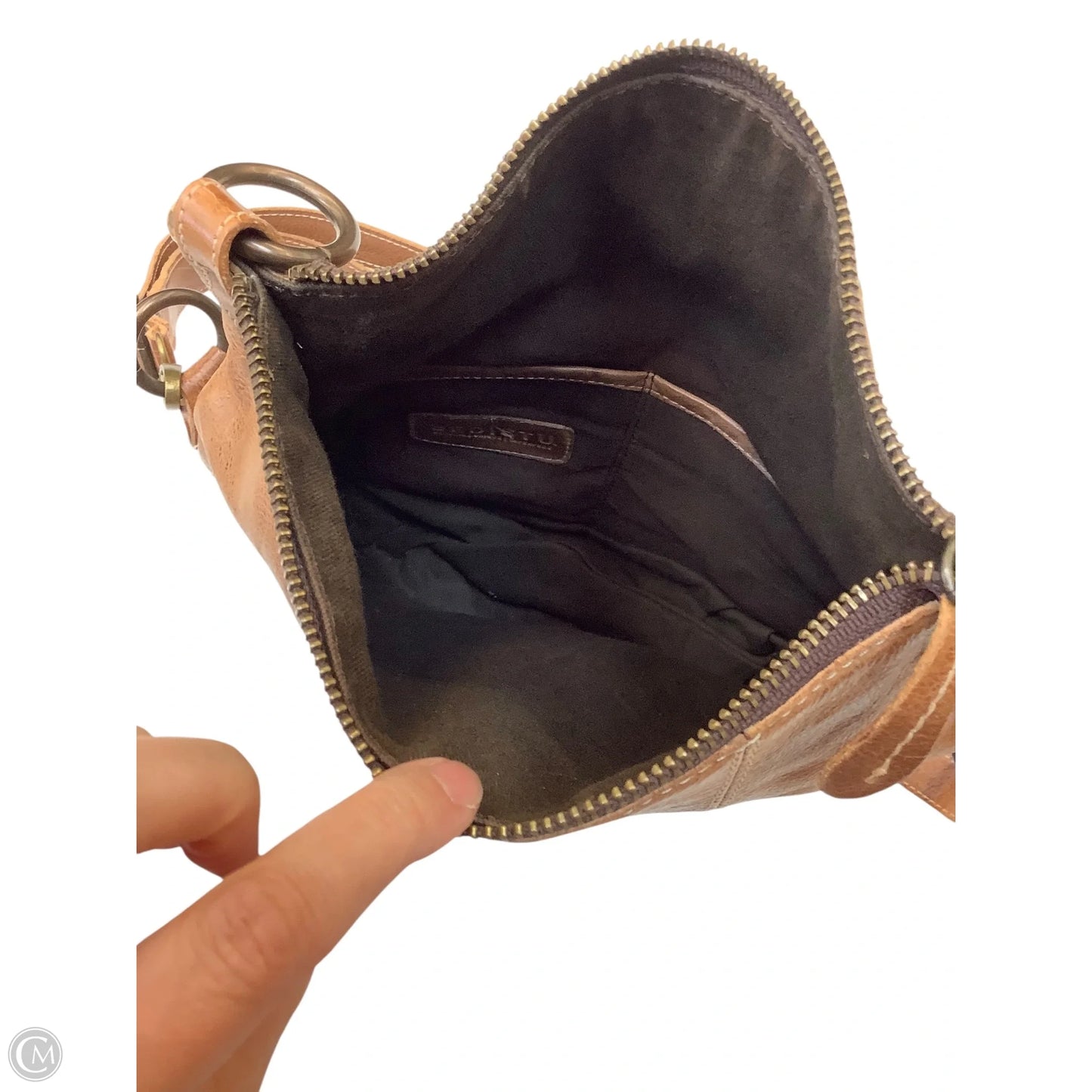 Handbag Leather By Bed Stu, Size: Medium