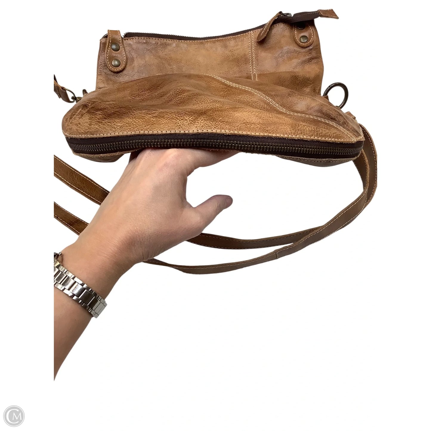Handbag Leather By Bed Stu, Size: Medium