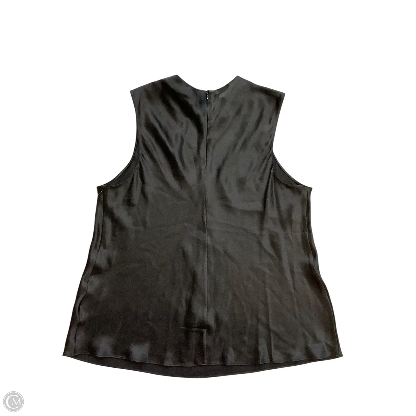 Blouse Sleeveless By Banana Republic In Black, Size: Xl