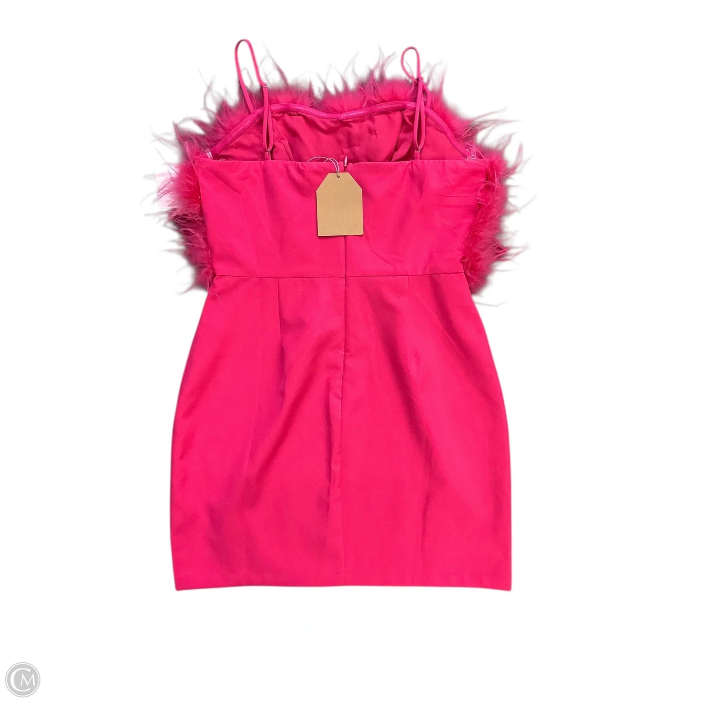 Dress Party Short By Main Strip In Pink, Size: L