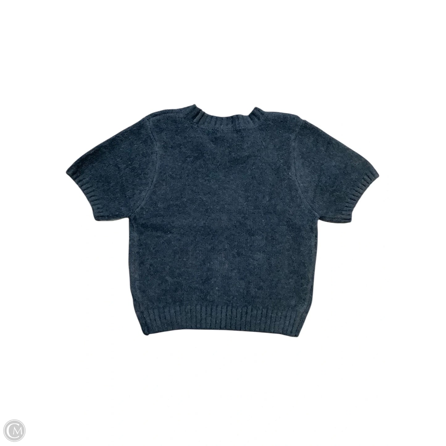 Sweater Short Sleeve By By Together In Blue, Size: S