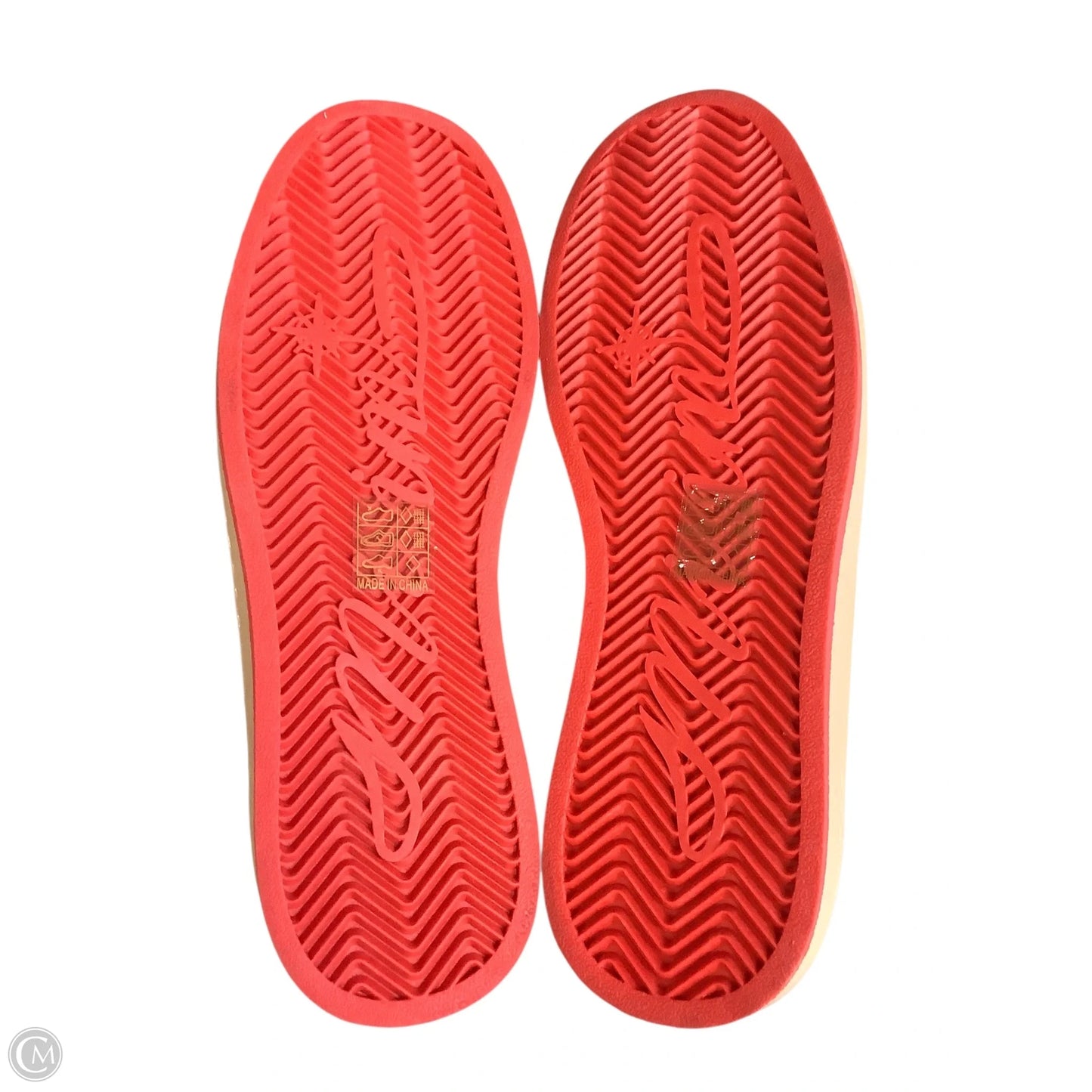 Shoes Sneakers By Cmb In Pink & White, Size: 9