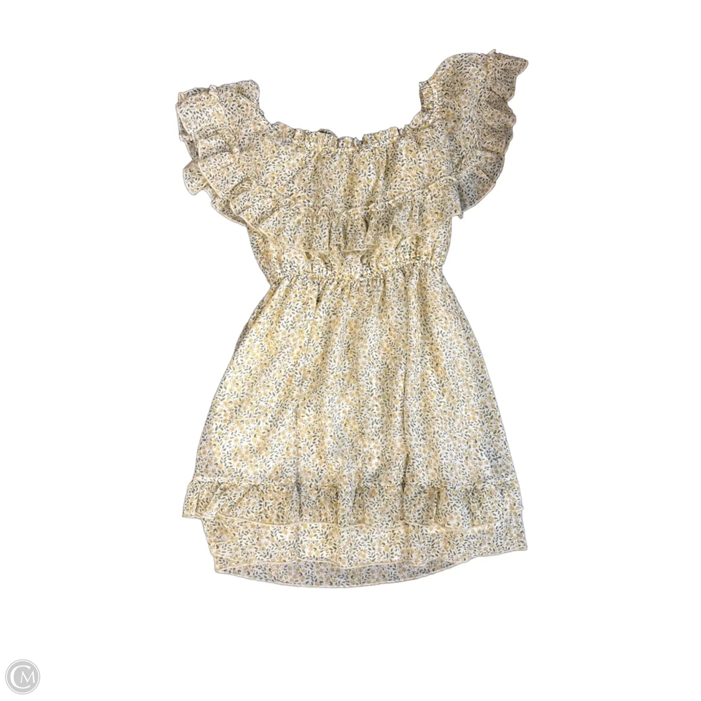 Dress Casual Short By Clothes Mentor In Yellow, Size: S