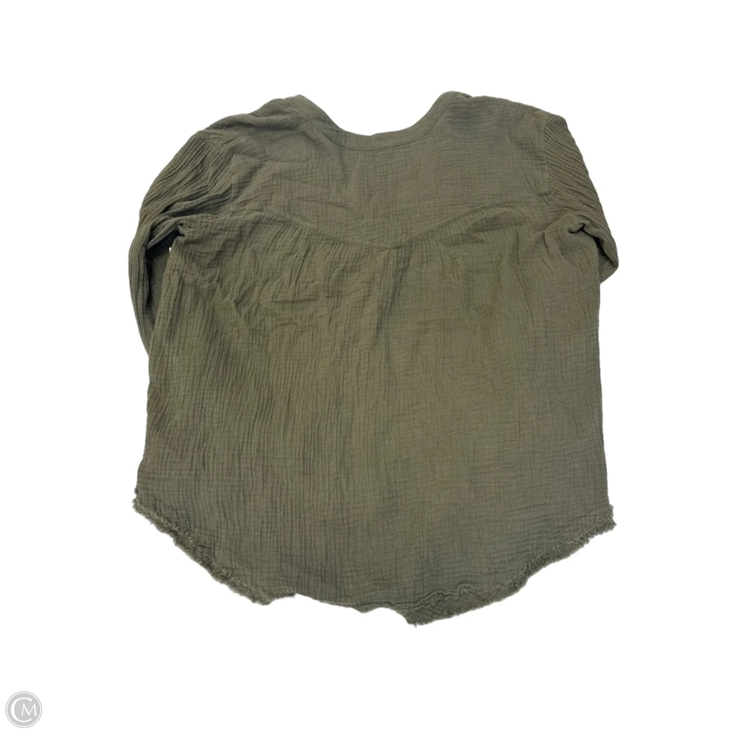 Top Long Sleeve By Free People In Green, Size: L