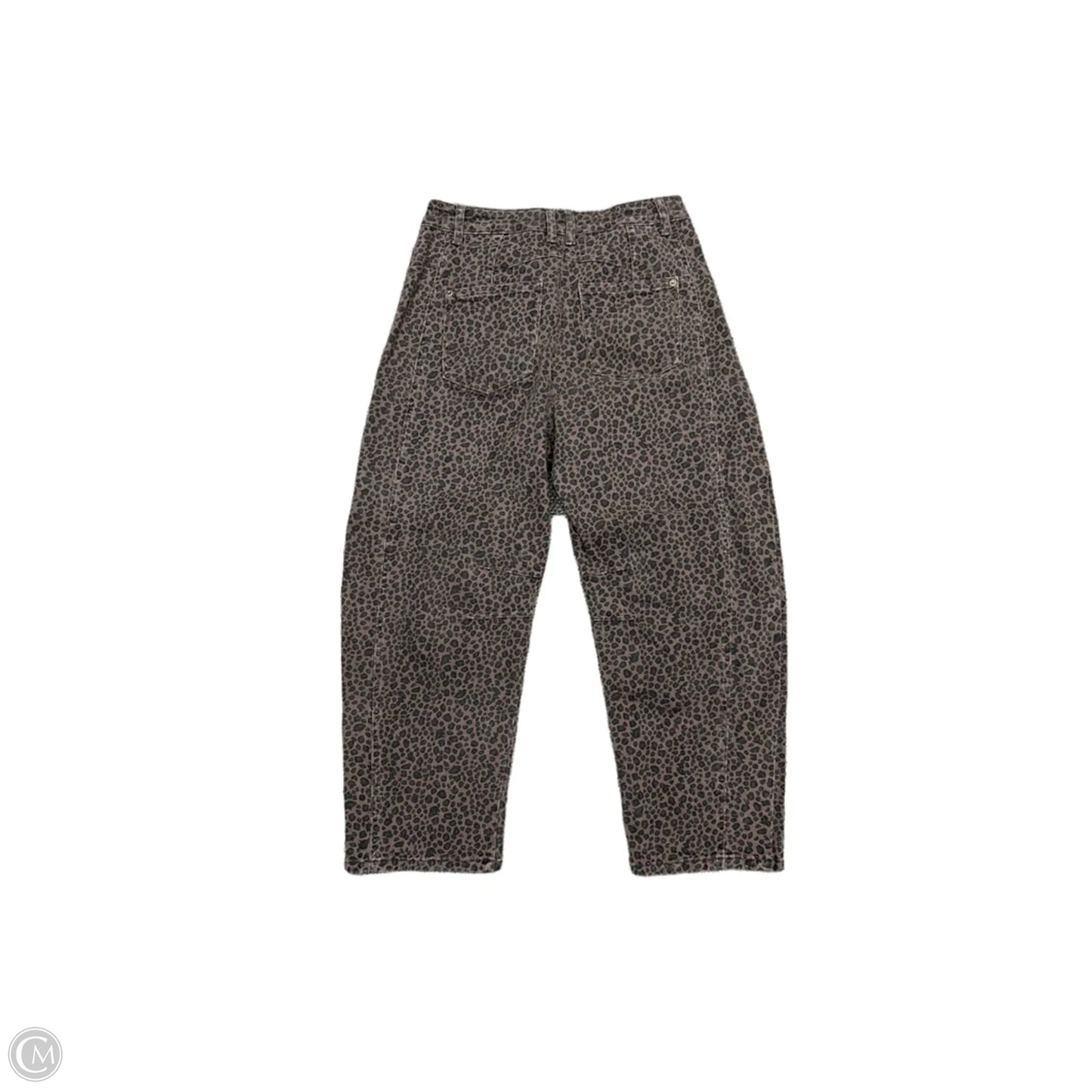 Jeans Wide Leg By Clothes Mentor In Animal Print, Size: L