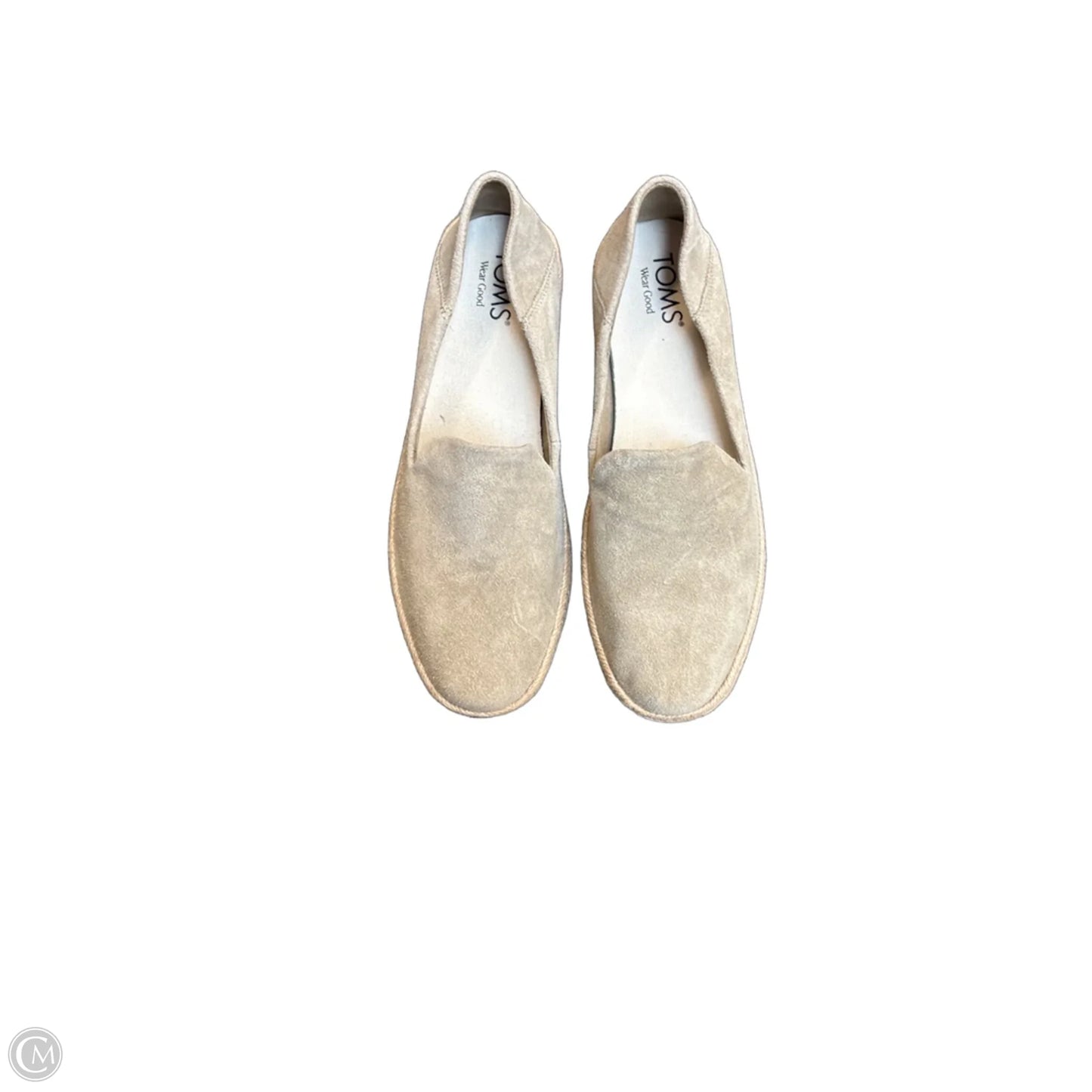 Shoes Flats By Toms In Grey, Size: 8.5
