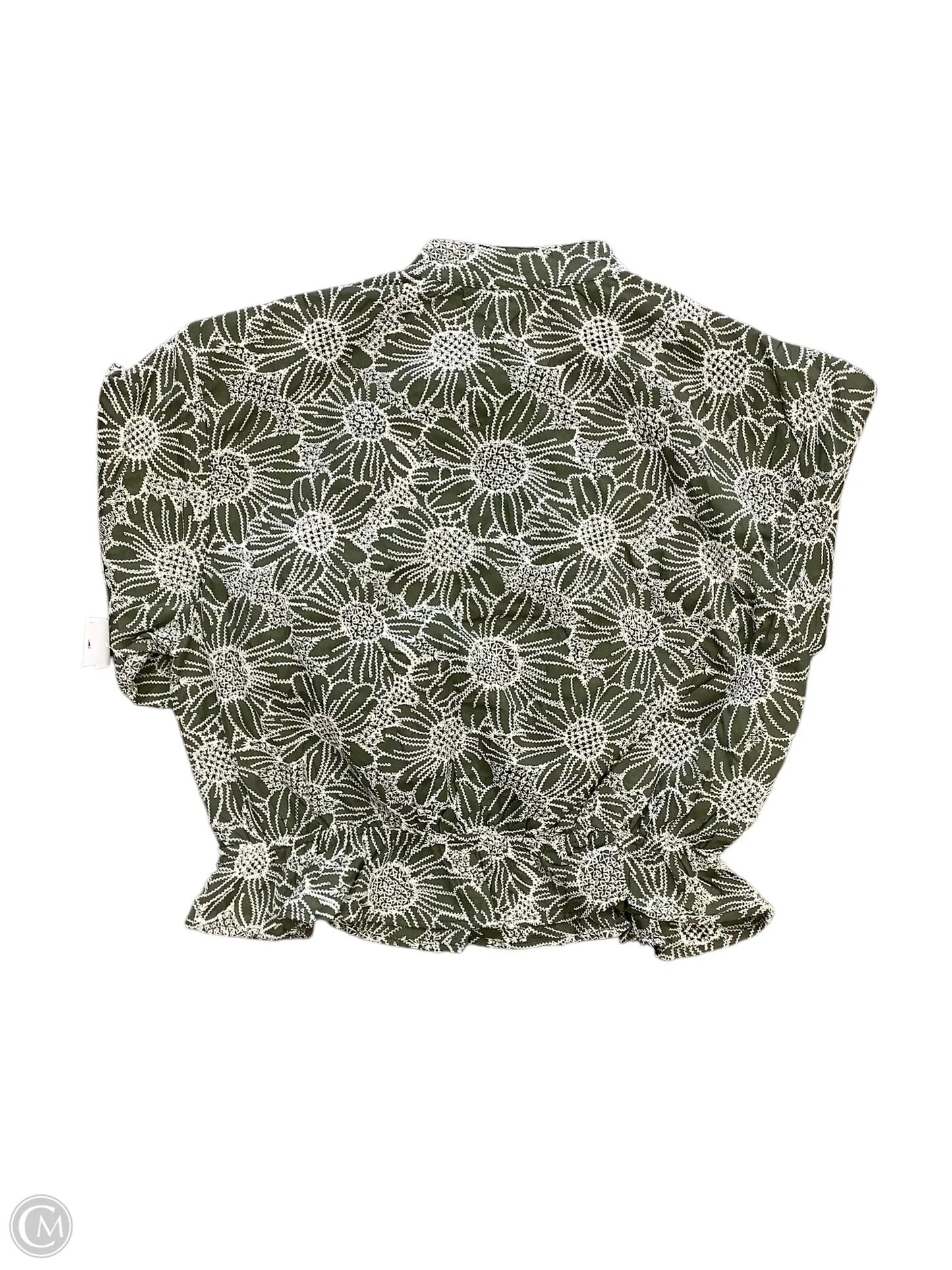 Top Long Sleeve By Clothes Mentor In Green, Size: L