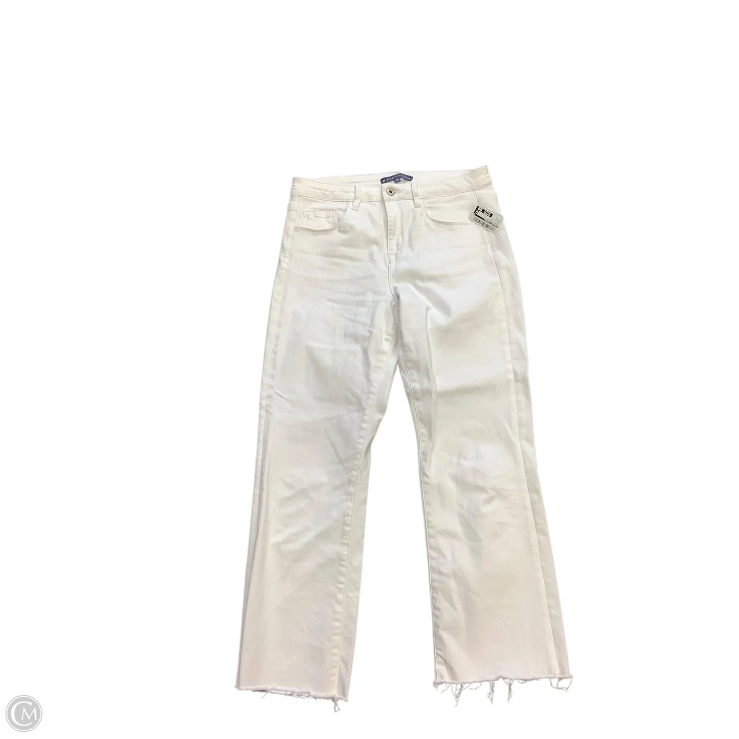 Jeans Straight By Elliott Lauren In White Denim, Size: 10