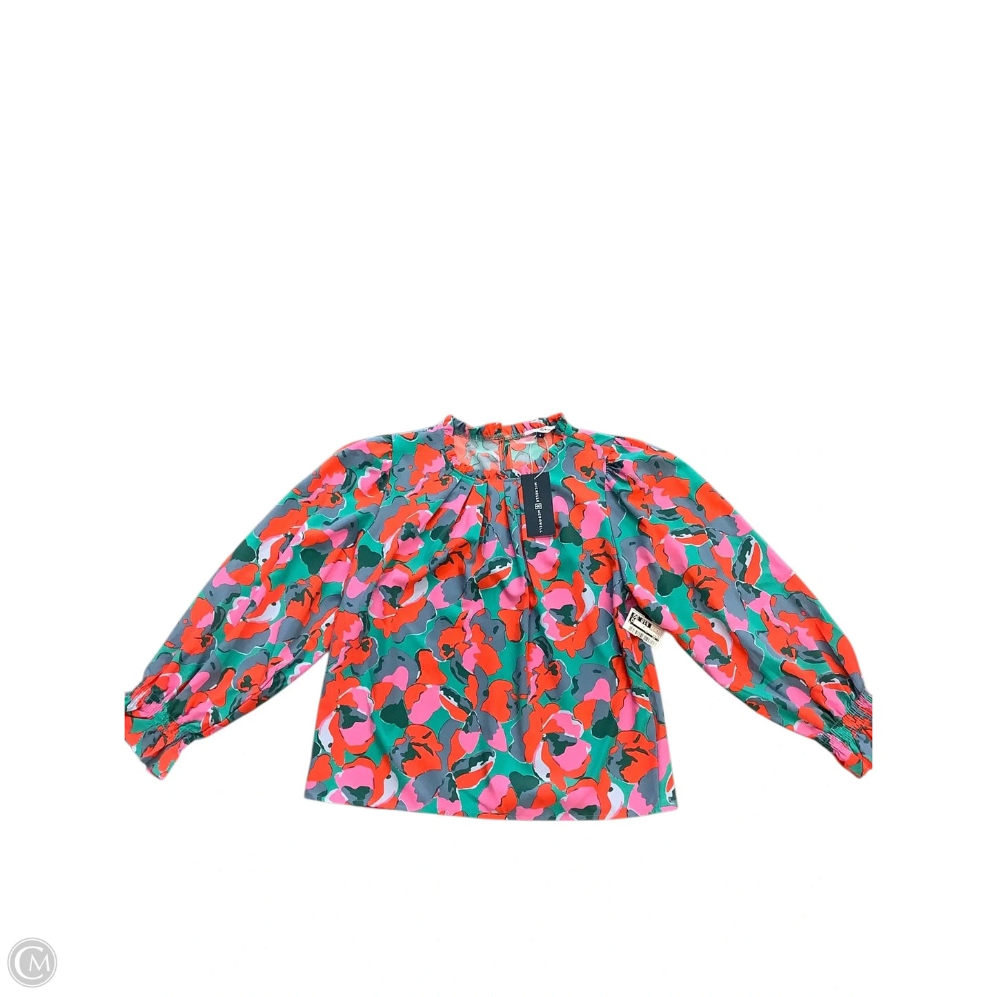Blouse Long Sleeve By Cmc In Multi-colored, Size: S