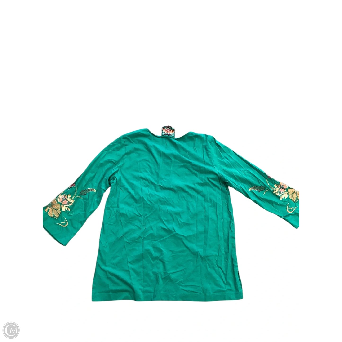 Blouse Long Sleeve By Johnny Was In Multi-colored, Size: M