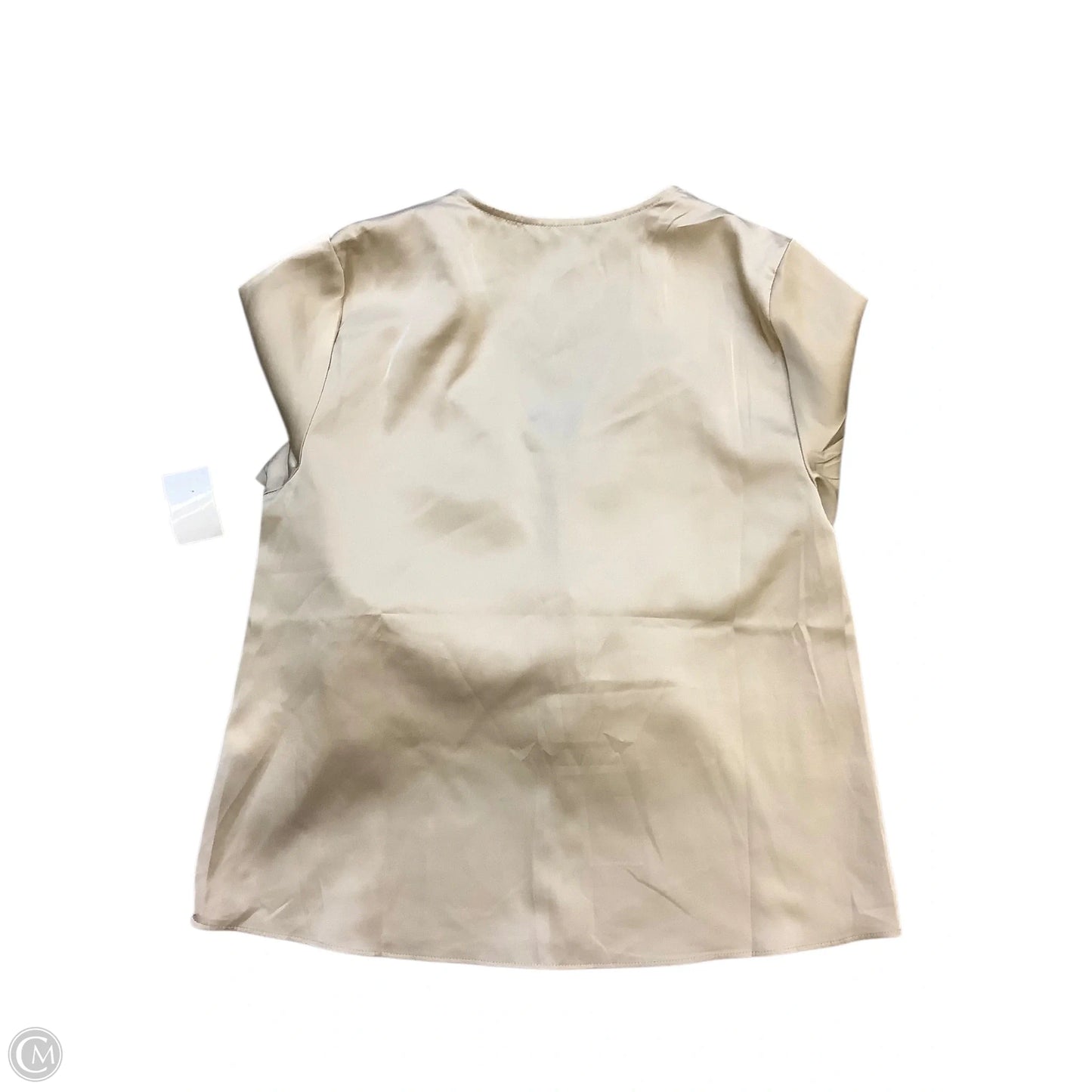 Blouse Long Sleeve By Banana Republic In Gold, Size: S