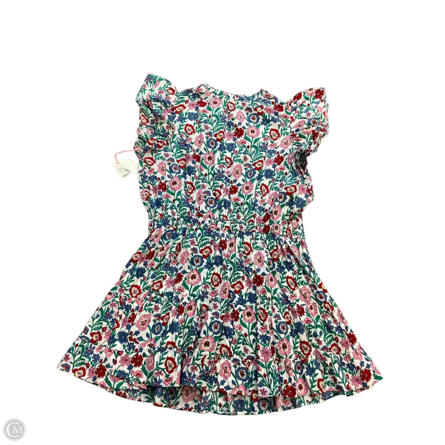 Dress Casual Midi By Vineyard Vines In Blue & Pink, Size: 2x