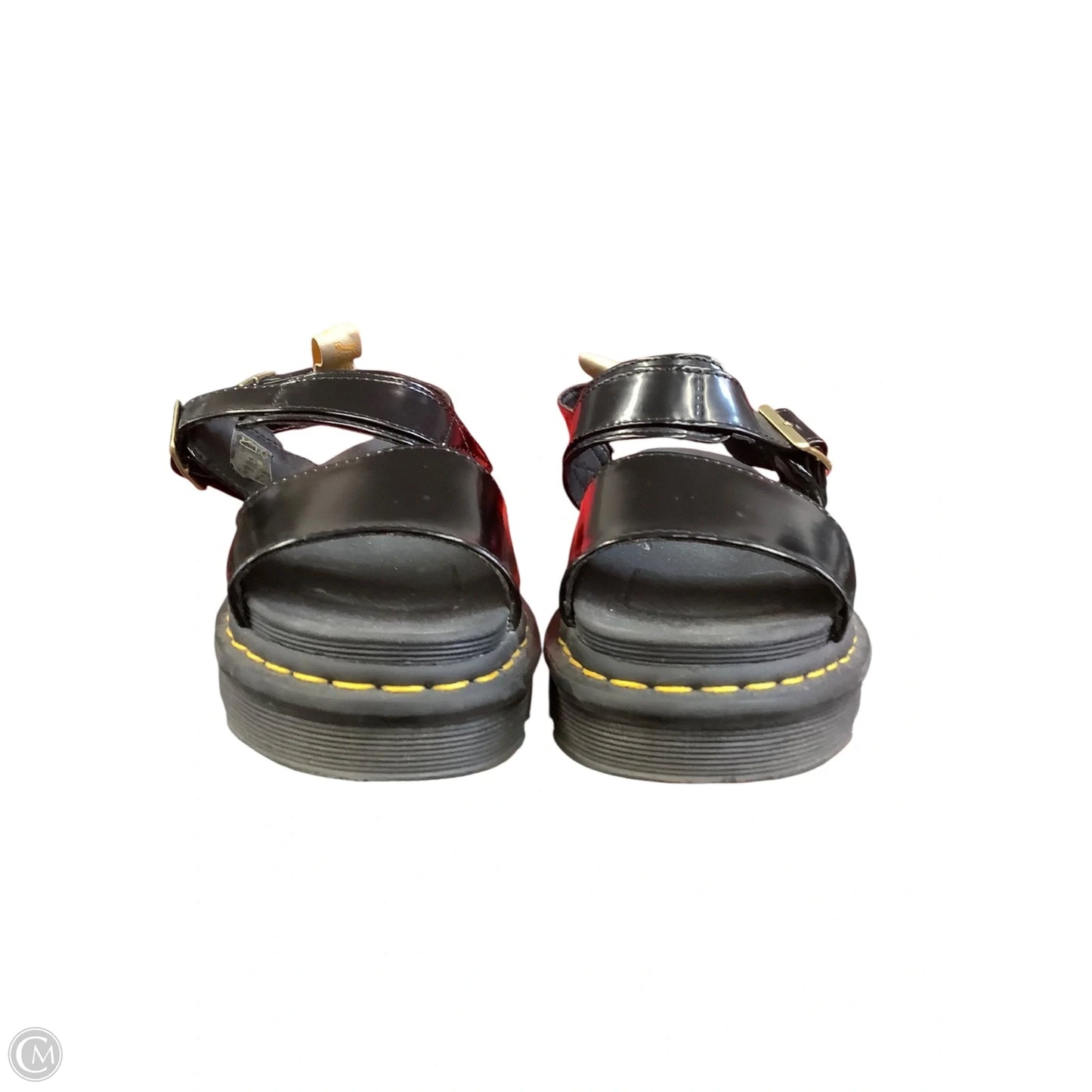 Sandals Heels Platform By Dr Martens In Black, Size: 8
