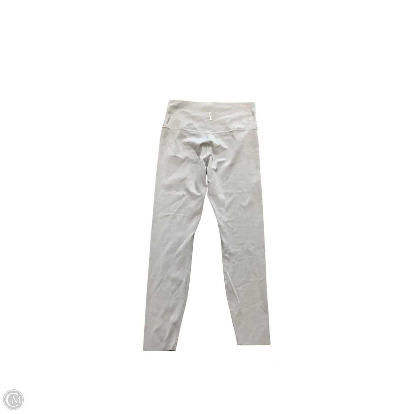Athletic Leggings By Nike Apparel In Grey, Size: M