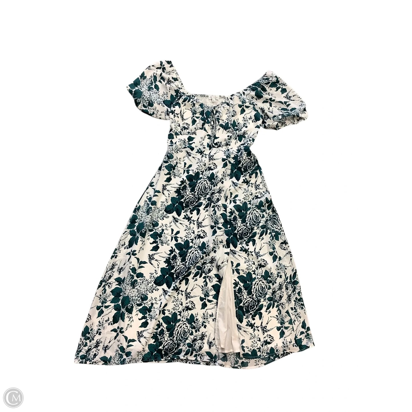 Dress Party Long By Cmb In Green & White, Size: M