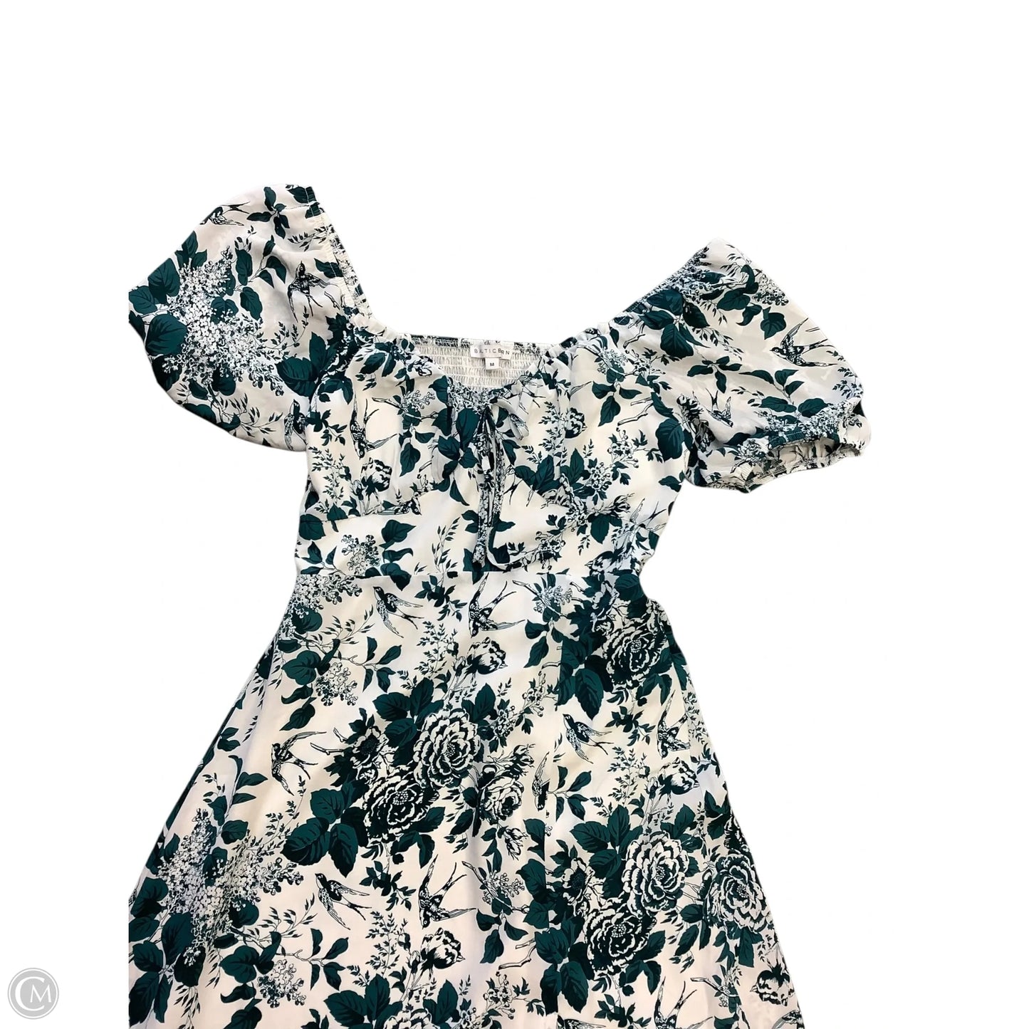 Dress Party Long By Cmb In Green & White, Size: M