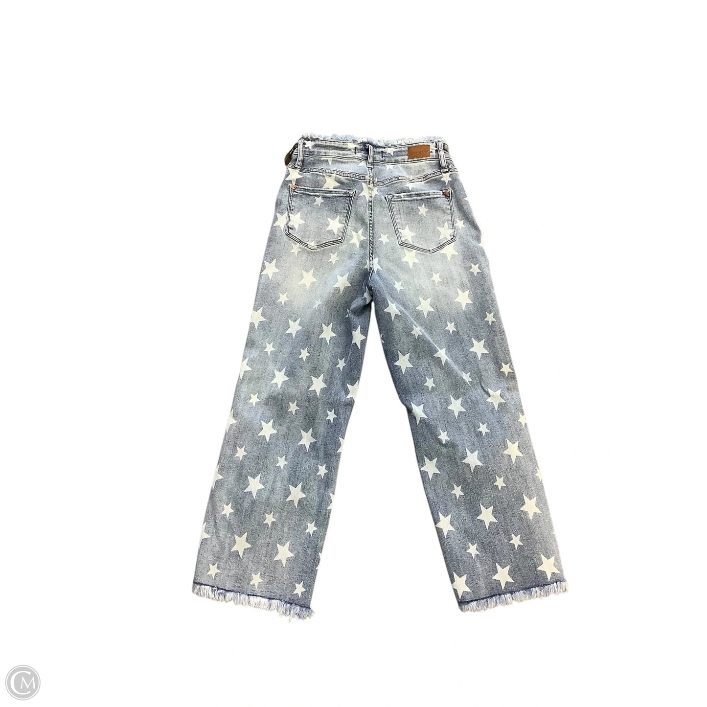 Jeans Cropped By Judy Blue In Blue Denim, Size: 3/26