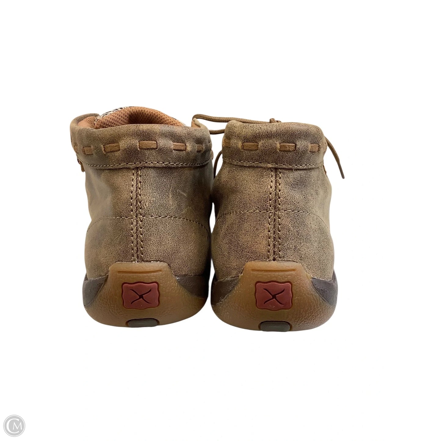 Boots Ankle Flats By Cmb In Brown, Size: 7.5