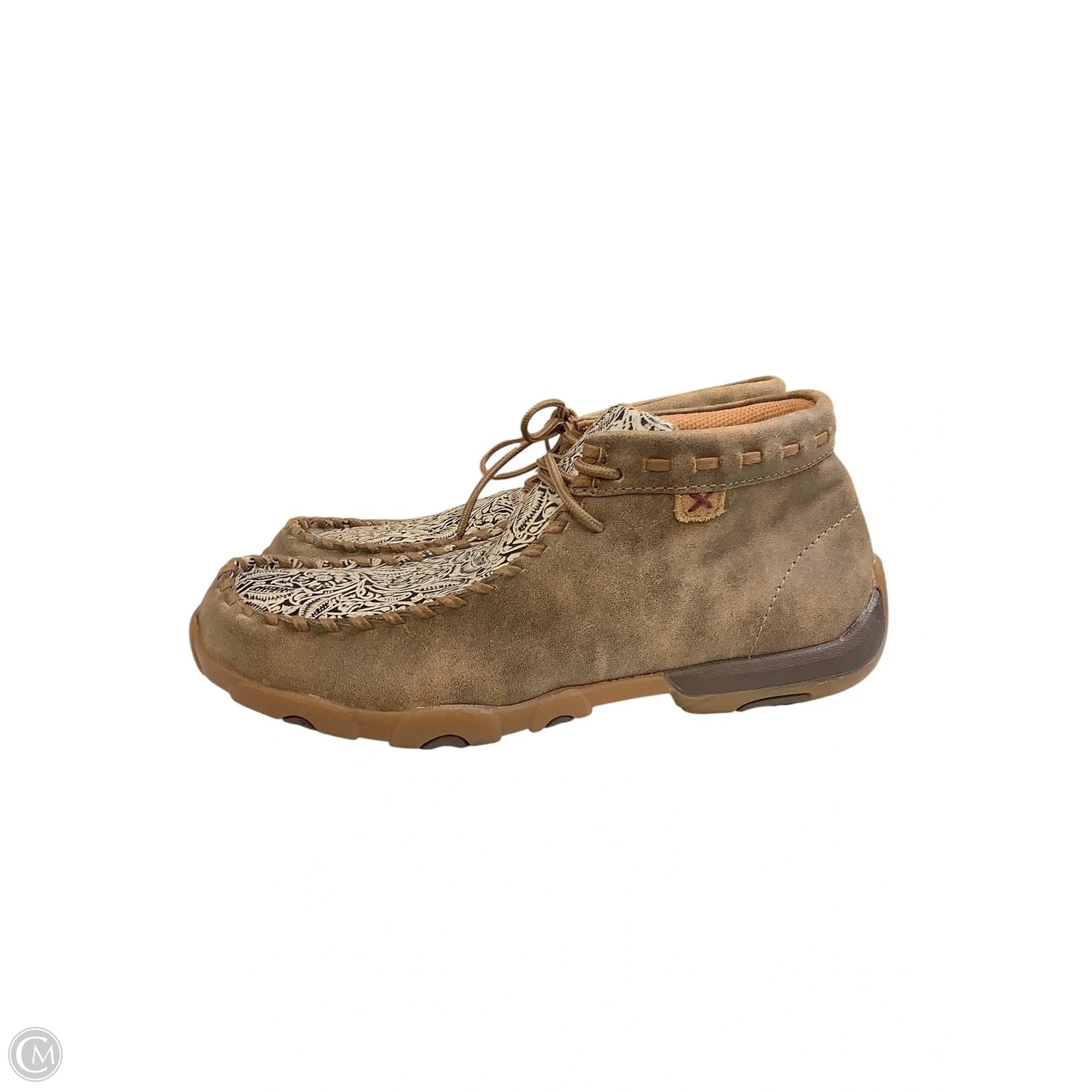 Boots Ankle Flats By Cmb In Brown, Size: 7.5