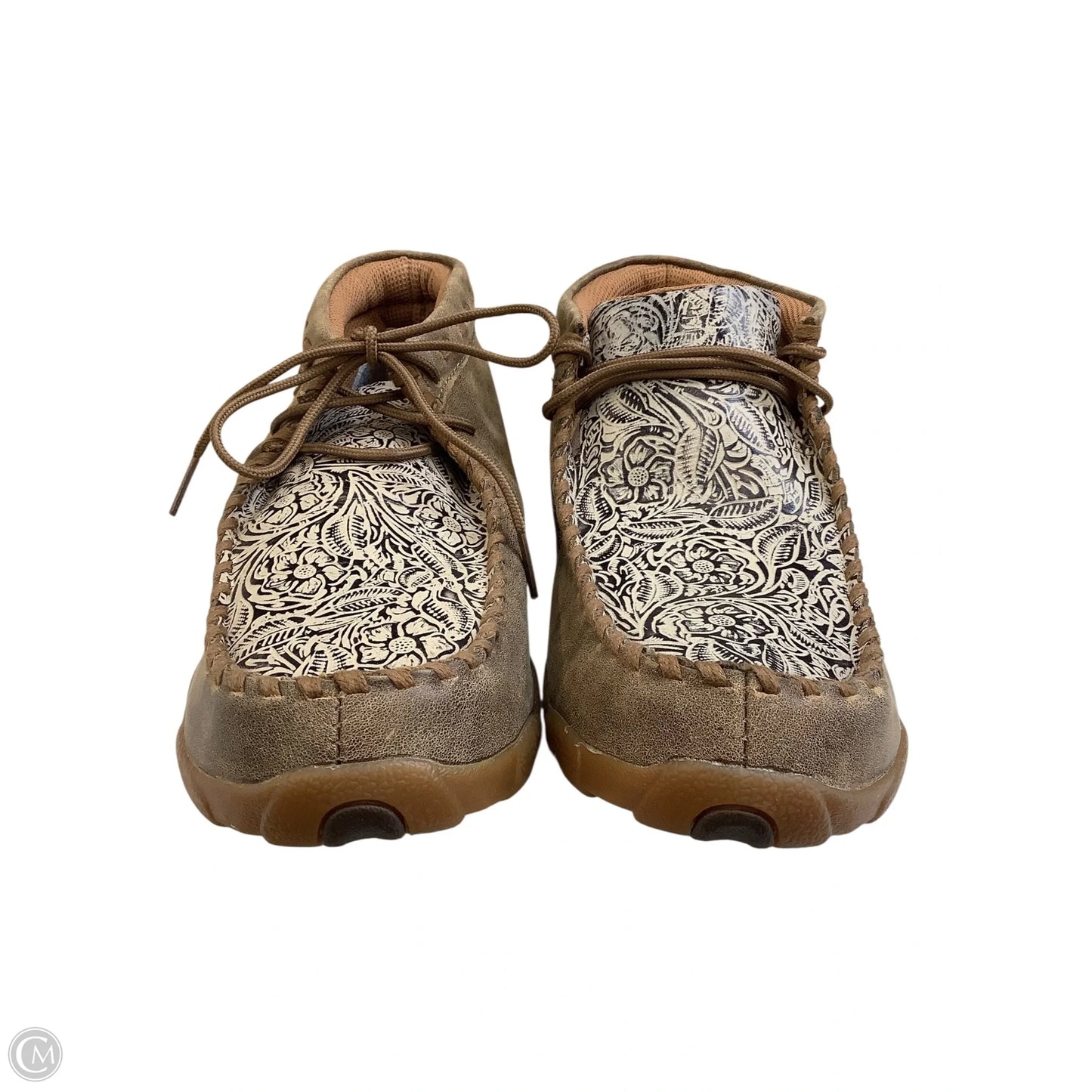 Boots Ankle Flats By Cmb In Brown, Size: 7.5
