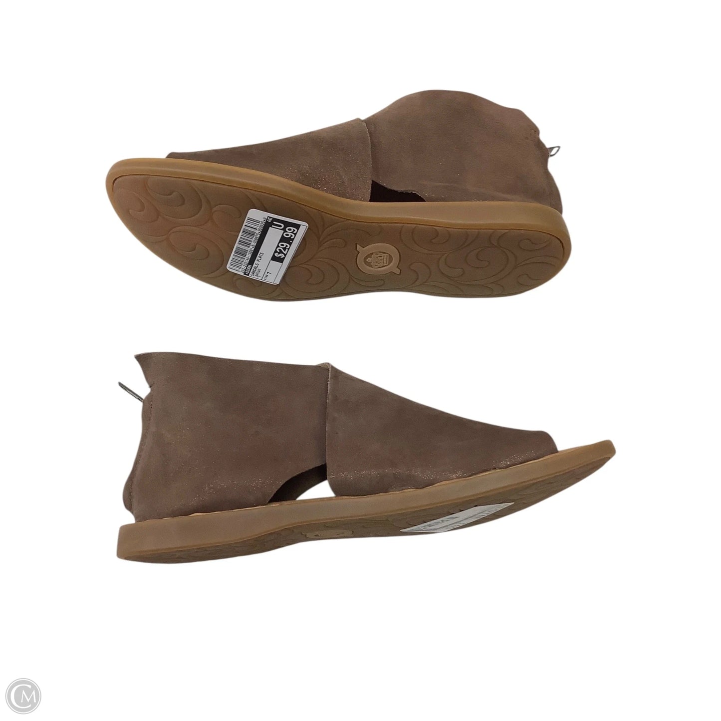 Sandals Flats By Born In Brown, Size: 7