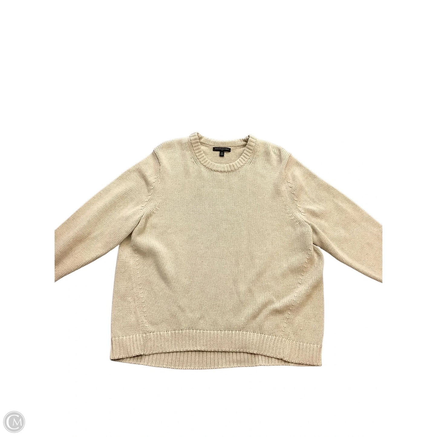 Sweater By Banana Republic In Tan, Size: M