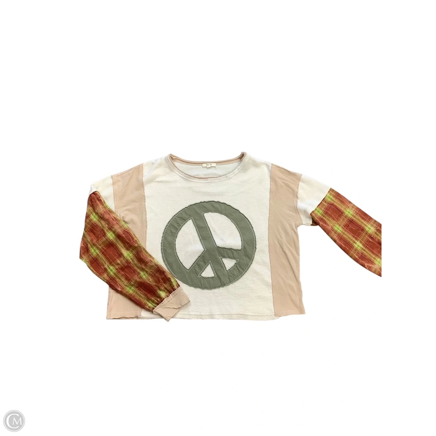 Top Long Sleeve By Oli & Hali In Cream, Size: S