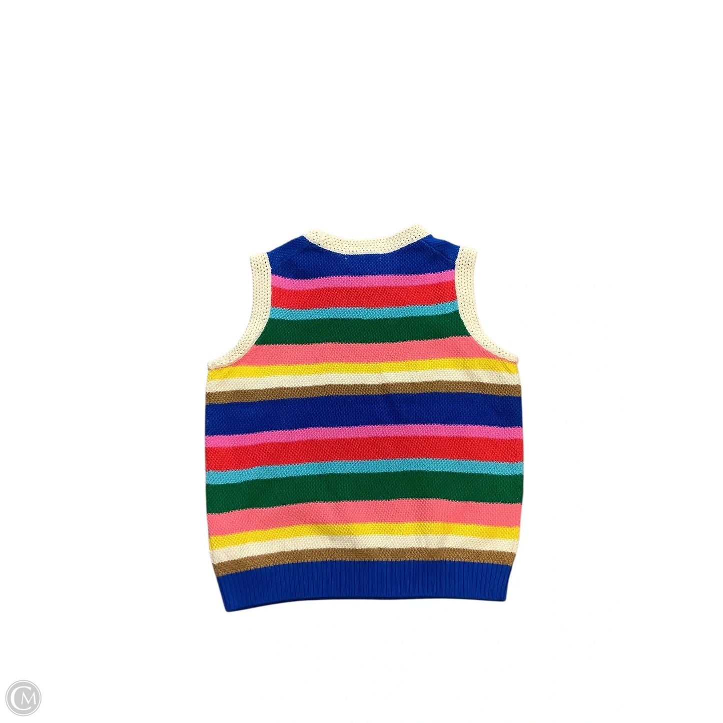 Vest Sweater By Boden In Multi-colored, Size: M