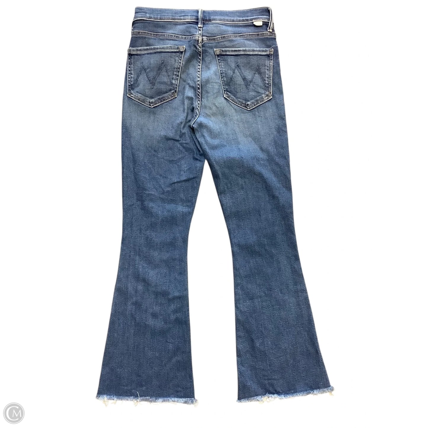 Jeans Wide Leg By Mother In Blue Denim, Size: 6(28)