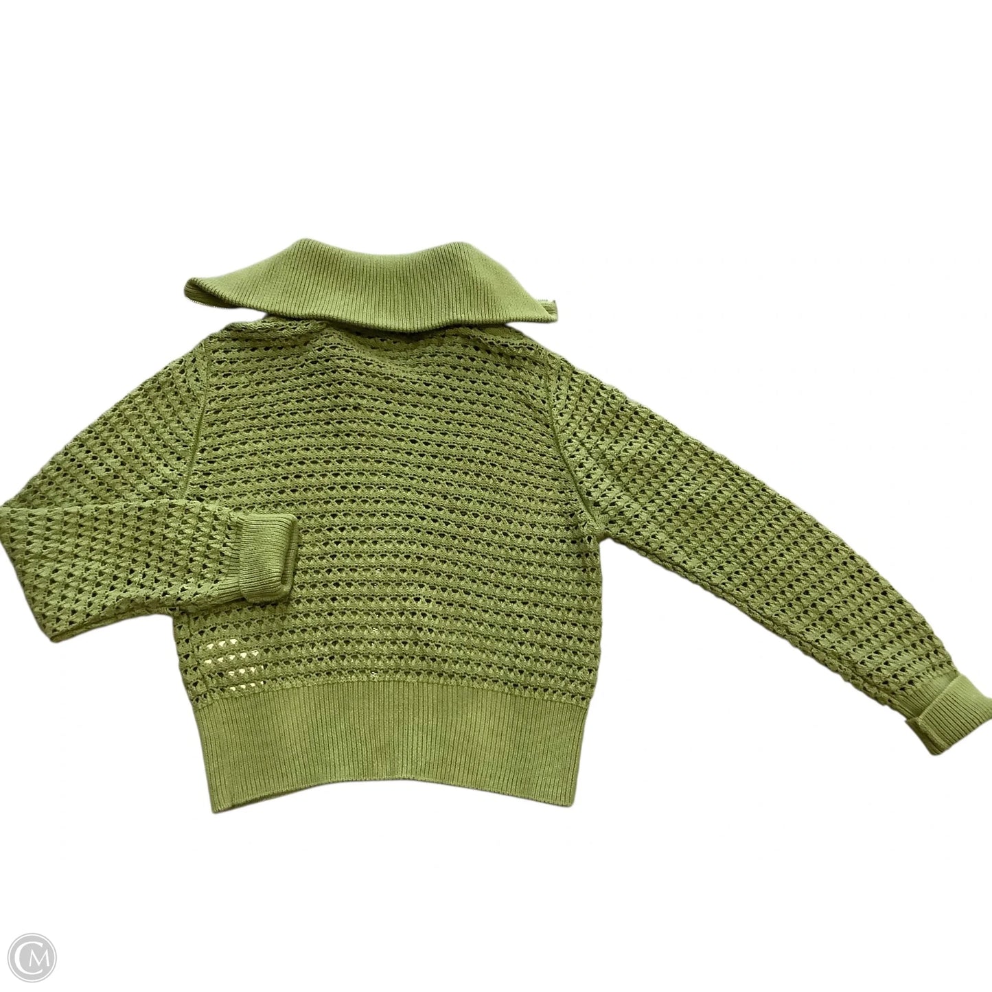 Sweater Cardigan By Varley In Green, Size: S